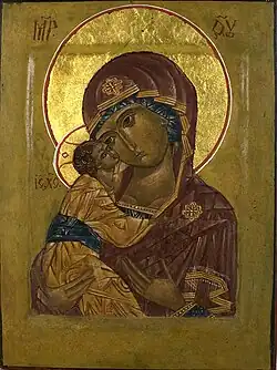 Tjaarke Maas: Eleusa, Eitempera, 1995