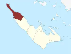 Lage des Kirchspiels Søby in der Ærø Kommune