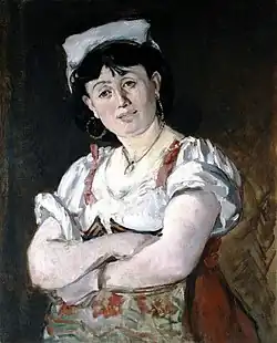 Édouard Manet: Die Italienerin, um 1878