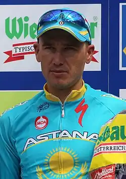 Djatschenko als Zweitplatzierter der Österreich-Rundfahrt 2013