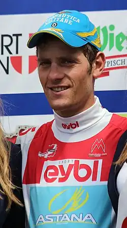 Kevin Seeldraeyers als Drittplatzierter der Österreich-Rundfahrt 2013