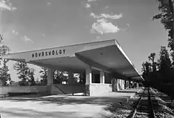 Empfangsgebäude, 1950