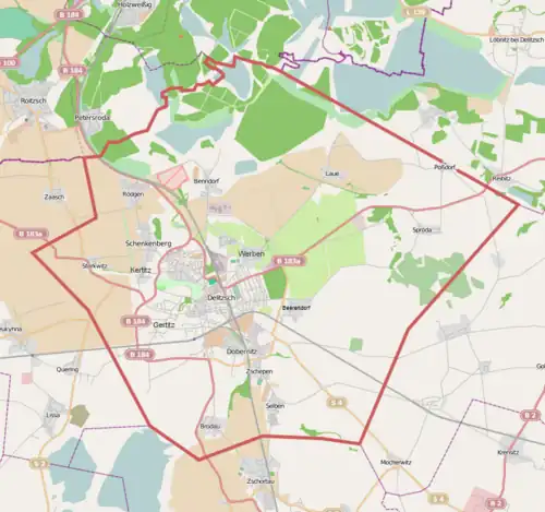 Übersichtsplan vom Stadtgebiet