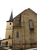 Die Kirche in Ueschersdorf