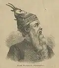 Porträt von Skanderbeg mit Helm (Kosta Mandrović, 1885)