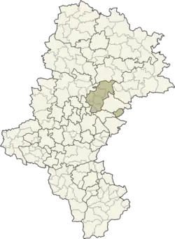 Lage des Powiat Będziński