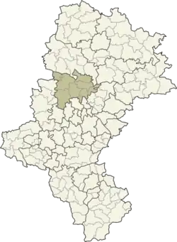 Lage des Powiats in der Woiwodschaft