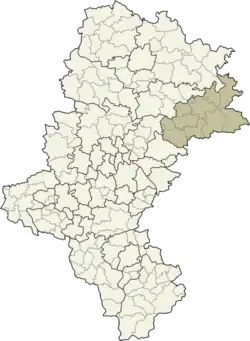 Lage des Powiats in der Woiwodschaft