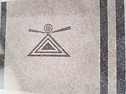 Mosaik mit Tanit-Zeichen