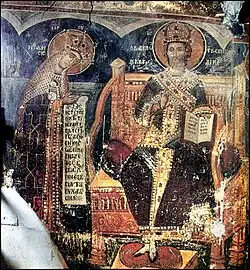 Die Gottesgebärerin als Basílissa, die Fürbitterin mit ihrem Sohn Jesus Christus