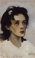 M. Nesterow: Anna Tschertkowa (1890)