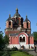 Kirche der Gottesmutter-Ikone vom Zeichen (1868–1870) zu Chowrino, Festiwalnaja Uliza 77a, Moskau