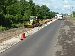 Brückenarbeiten bei Rschew (August 2009)