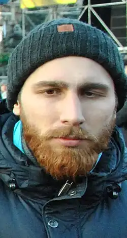 Porträtfoto von Pawlo Wyschebaba am 2. Dezember 2013 während des Euromaidan in Kiew