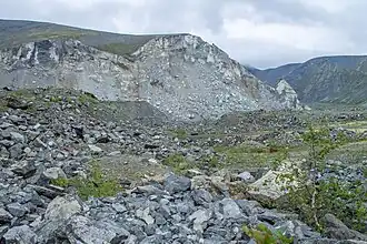 Halden der Lagerstätte Kukiswumtschorr