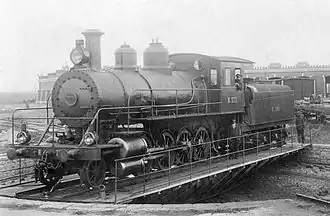 Eine Lokomotive der Baureihe Х bei der Wladikawkas-Eisenbahn