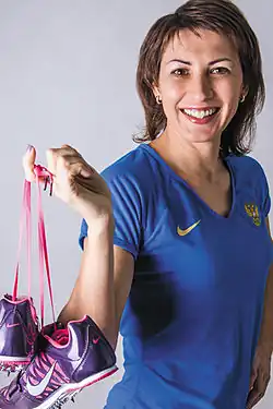 Tatjana Lebedewa – Olympische Silbermedaille im Vorjahr und nun&nbsp;Weltmeisterin