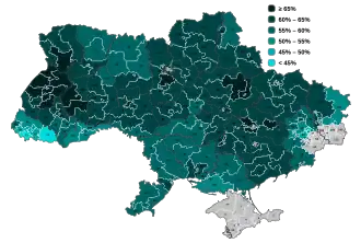 Wahlbeteiligung bei der Stichwahl am 21. April 2019