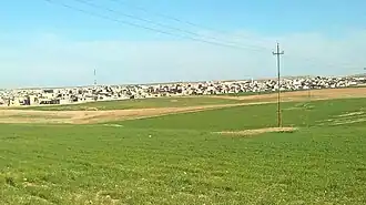 Blick auf das Dorf Zorava