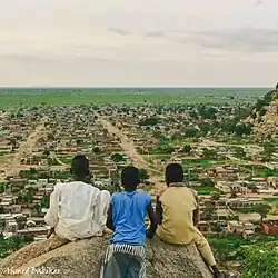 Blick über einen Teil von Dilling