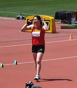 Haruka Kitaguchi Rang sieben mit&nbsp;60,84&nbsp;m