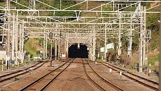 Westportal des Tanna-Tunnels