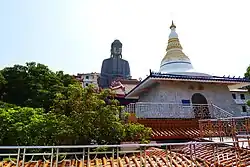 Qianfoshan-Bodhi-Tempel mit sitzendem Buddha