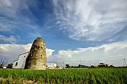 Ehemaliger japanischer Flugabwehrturm