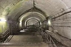 Haupttreppe von oben