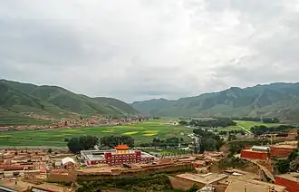 Höhenzüge des Dalijia Shan bei Labrang
