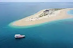 Korallenriffinsel im Dorf Yuanbei