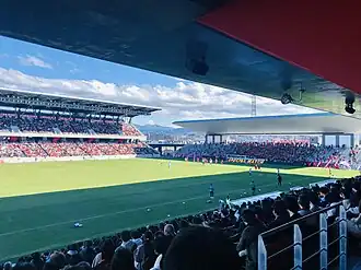 Das Stadion am Eröffnungstag (18. Februar 2024)