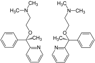 Strukturformel von Doxylamin