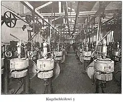 Automat. Kugelschleiferei 1913