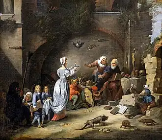 Die Versuchung des Heiligen Antonius in der Wüste - David Teniers der Jüngere