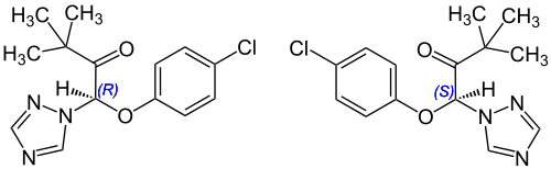 Die Enantiomeren (R)- und (S)-Triadimefon