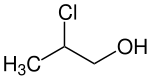 Strukturformel von (RS)-2-Chlor-1-propanol