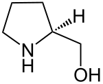 Strukturformel von (S)-Prolinol