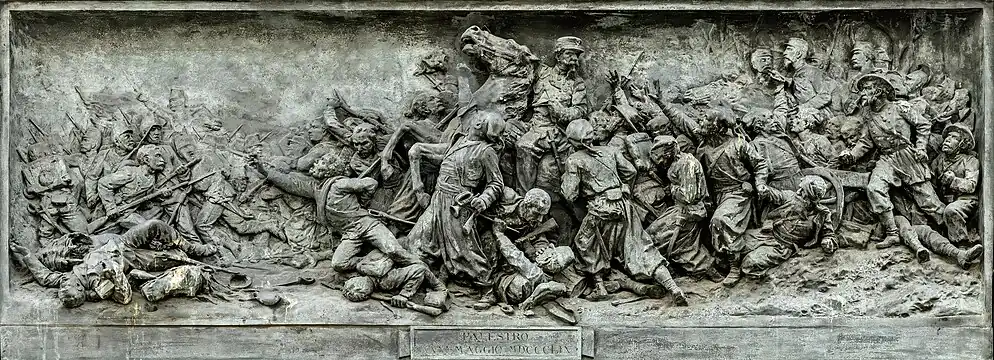 Battaglia di Palestro von Ettore Ferrari in Venedig