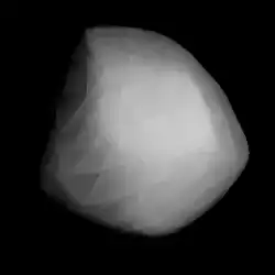 Berechnetes 3D-Modell von (46) Hestia