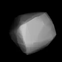 Berechnetes 3D-Modell von (47) Aglaja