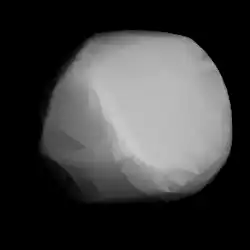 Berechnetes 3D-Modell von (195) Eurykleia