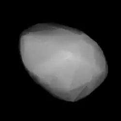 Berechnetes 3D-Modell von (533) Sara