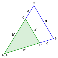 S:S:S-Satz a : a' = (b + b') : b' = (c + c') : c'