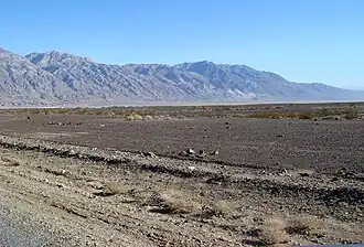 Panamint Range von der Talsohle des Panamint Valley in südöstlicher Richtung