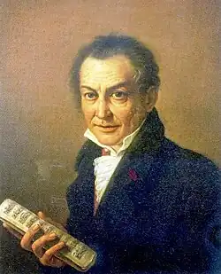 Porträt von Niccola Zingarelli