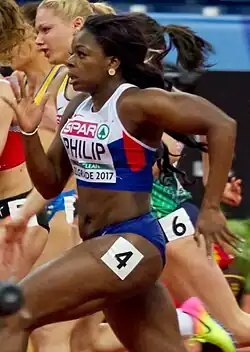 Asha Philip Rang sieben in 11,21&nbsp;s