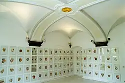 Installation Kunstraum Kempen mit 144 Gesichtern 2000