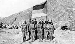 Soldaten der Arabischen Armee während der Arabischen Revolte 1916–1918