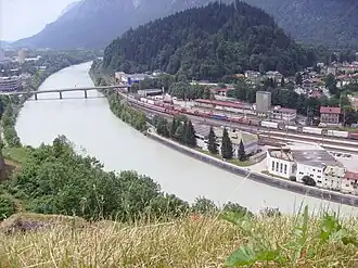 Der Zeller Berg von der Festung aus gesehen